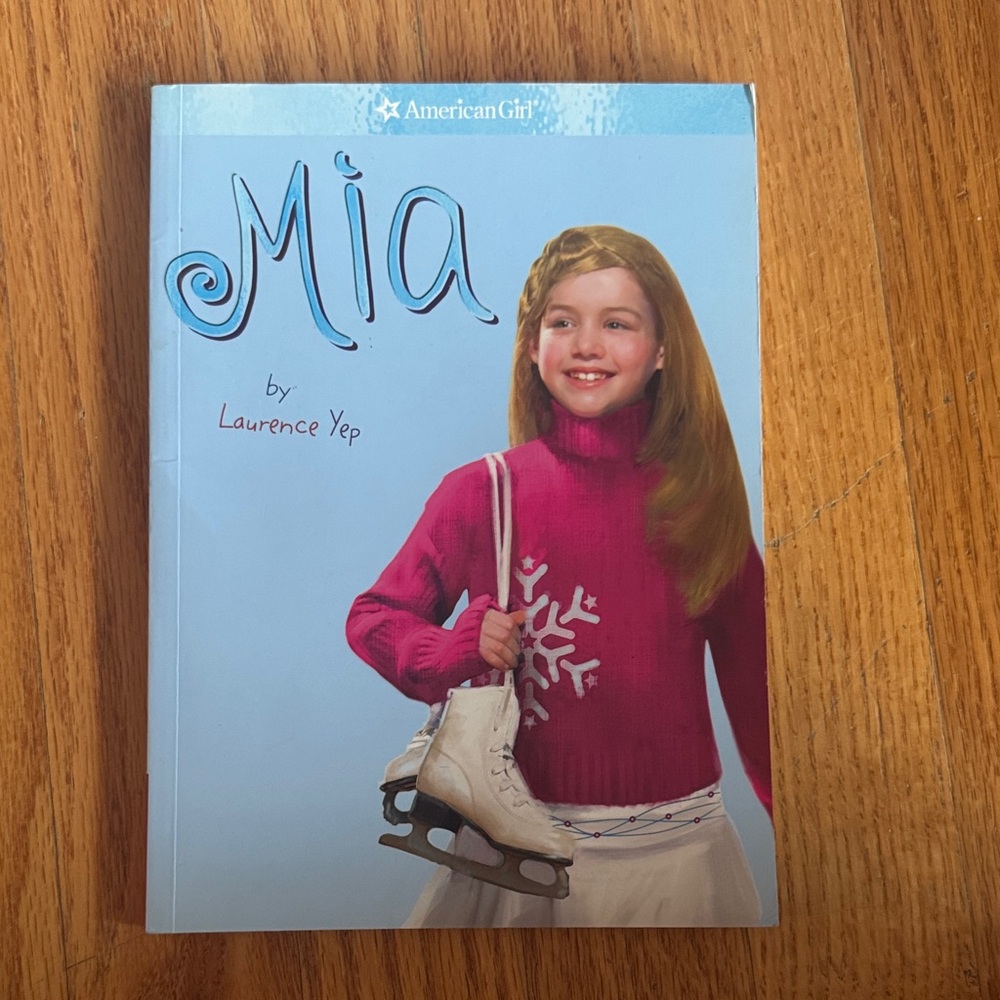 American Girl Mia Book with Pink Sweater Cover